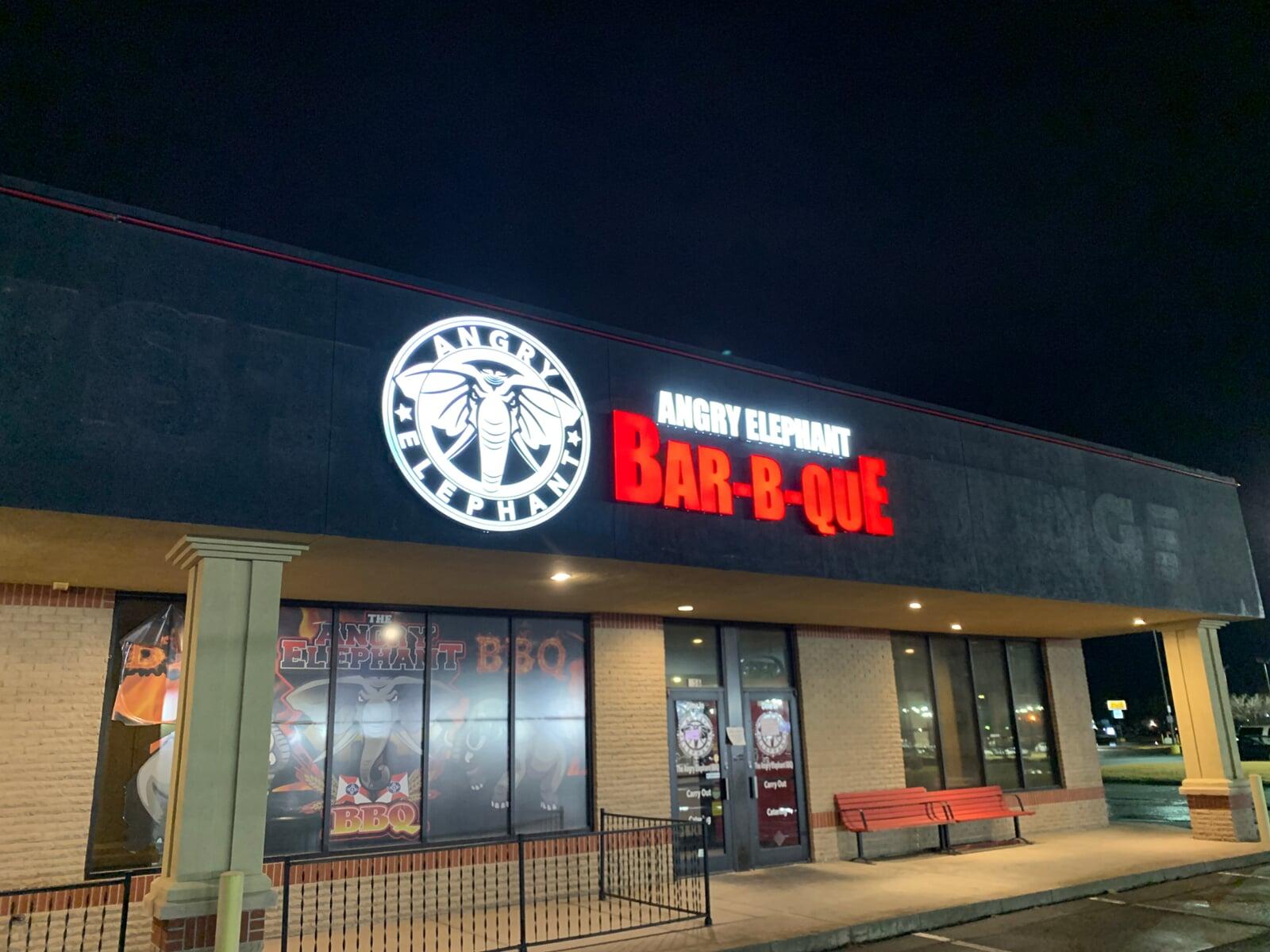 Angry Elephant - Tyler Location